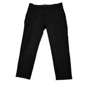 Perry Ellis Men's Slim Fit Stretch Dress Pants - Black (36x30)